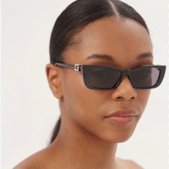 NEW GG1681S 001 GUCCI BLACK CAT EYE WOMEN GUCCI SUNGLASSES - Picture 1 of 12